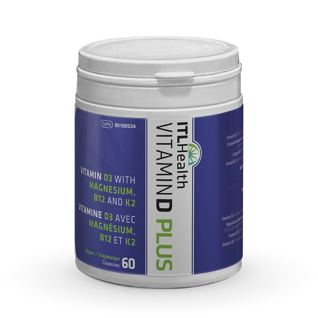 Vitamin D Plus – D3, K2, B12 & Magnesium Supplement – ITL Health