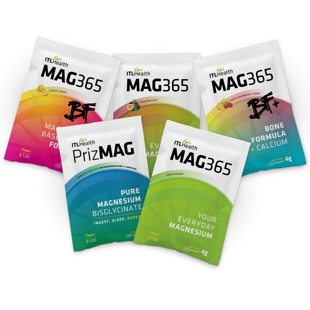 Magnesium Box Magnesium Sample Pack – Try ITL Health’s Top Supplements